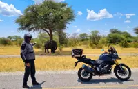 There and back just to see how far it is….                                    Riding a Suzuki DL1050DE from Jo’Burg to Vic Falls, Zambia - EPISODE 1